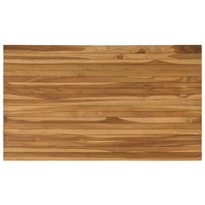 vidaXL Galda virsma 120 x 70 x 3,5 cm Taisnstūra Ciets tek&scaron;a koks