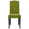 vidaXL virtuves krēsli, 2 gab., gai&scaron;i zaļ&scaron; samts