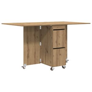 vidaXL Ēdamistabas galds 2 pcs 140 x 80 x 77 cm Inženierijas koks