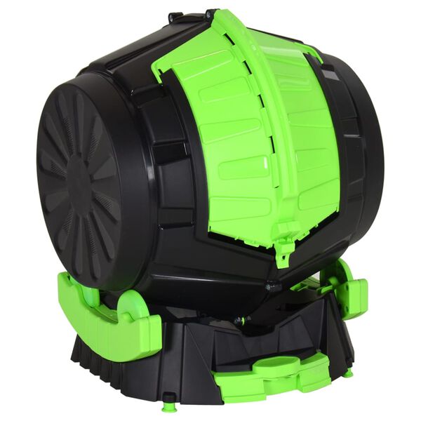 vidaXL dārza komposta tvertne, rotējoša, 49,5x44,5x57 cm, 50 l