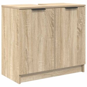 vidaXL Vannas istabas skapītis Sonoma ozols 64,5 x 33,5 x 59 cm