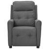 vidaXL masāžas krēsls, paceļams, gai&scaron;i pelēks audums