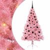 vidaXL Mākslīgais LED Ziemassvētku eglīte su 150 LED Rozā 150 cm PVC