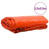 vidaXL Tarps 650g / m&sup2; Oranža 2,5 x 3,5 m Audekls ar PVC pārklājumu