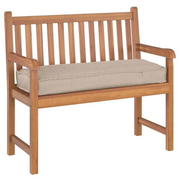 vidaXL Spilvens Pelēkbrūna 110 x 40 x 8 cm Oksforda audums