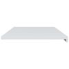 vidaXL Logu palodze Balts 140 x 50 x 4,5 cm PVC