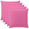 vidaXL Spilvenu pārvalks 6 pcs HEERLEN Rozā 65 x 65 cm Poliesters