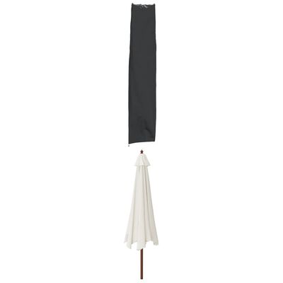 vidaXL dārza lietussarga pārvalki, 2 gab., 136x25/23,5 cm, 420D audums
