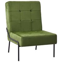 vidaXL atpūtas krēsls, 65x79x87 cm, gaiši zaļš samts