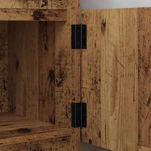 vidaXL Eņģe 12 pcs Melna 38 x 17 x 60 mm Dzelzs