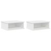 vidaXL Naktsgaldiņ&scaron; 2 pcs Balts 40 x 31 x 15 cm Inženierijas koks