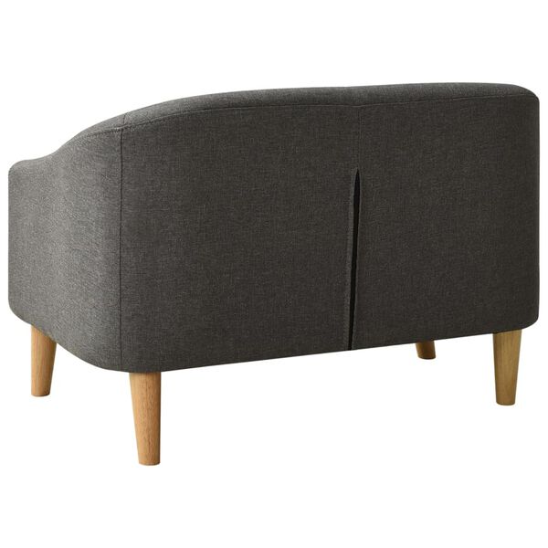 vidaXL bērnu dīvāns, pelēks audums