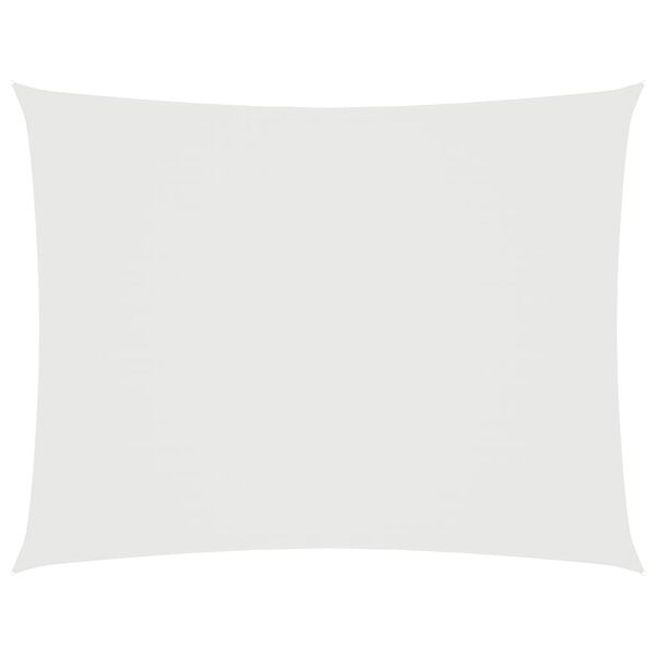 vidaXL saulessargs, taisnstūra, 3x5 m, balts oksforda audums
