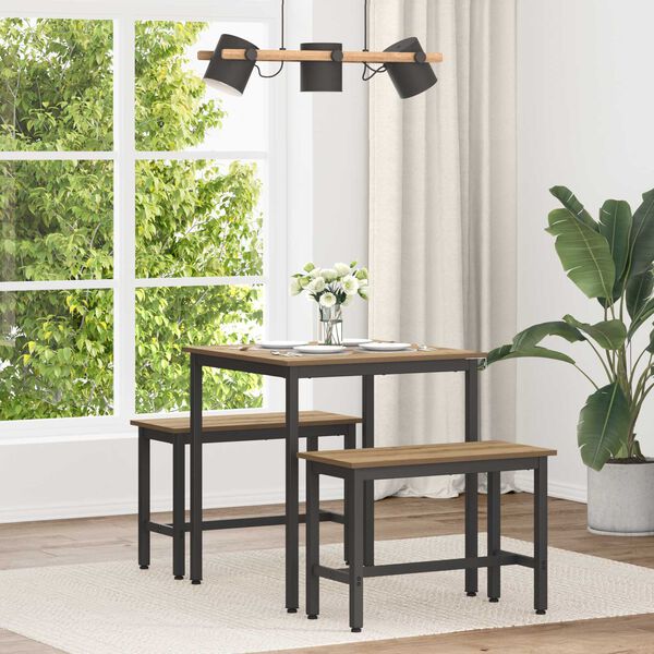 vidaXL Ēdamgaldi METĀLS