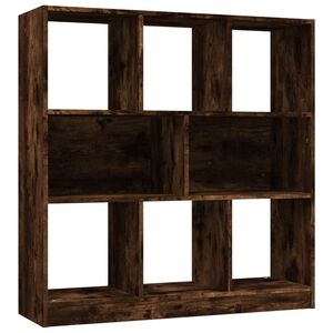 vidaXL grāmatu skapis, ozola krāsā, 97,5x29,5x100cm, inženierijas koks