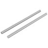 vidaXL Vītņu stienis 2 pcs Sudraba 6 x 135 mm Tērauds