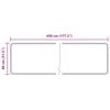 vidaXL Paklāja ceļ&scaron; MARSA Pelēks 450 x 80 cm Poliesters un PVC