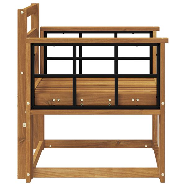 vidaXL Āra dīvāns Cietā akācijas koks Dabiska