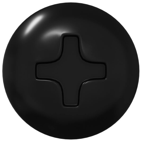 vidaXL Tapping nagla 8219 pcs Melna Tērauds