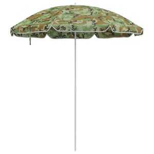 vidaXL Dārza parasols 170T poliesters Kamuflāžas