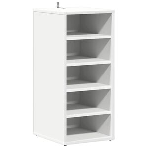 vidaXL apavu plaukts, balts, 31,5x35x70 cm, inženierijas koks