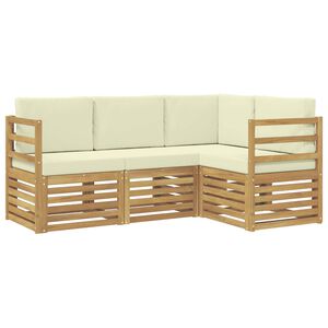 vidaXL Dīvāna komplekti Cietā akācijas koks