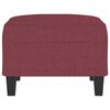 vidaXL kājsoliņ&scaron;, 70x55x41 cm, vīnsarkans audums