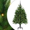 vidaXL Ziemassvētku eglīte su 150 LED ar statīvu Zaļa 120 cm PE