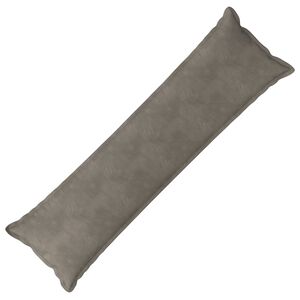 vidaXL Spilvens ar spilvenu HOUTEN Gai&scaron;i pelēka 40 x 145 cm Samts