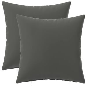 vidaXL Spilvenu pārvalks 2 pcs HEERLEN Antracīta 30 x 30 cm Poliesters