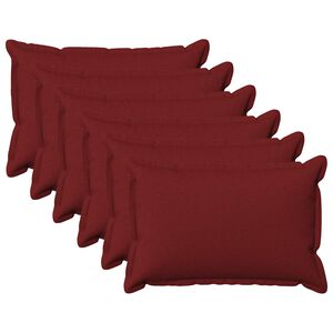 vidaXL Spilvenu pārvalks 6 pcs HOUTEN Vīna sarkans 40 x 60 cm