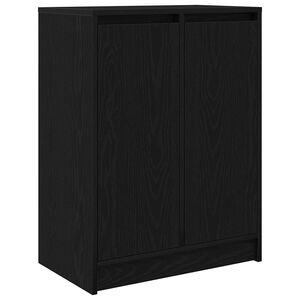 vidaXL kumode, melns ozols, 57x34x76 cm, inženierijas koks