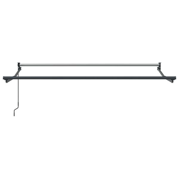 vidaXL Rokas izvelkama markīze Sarkana 3,5 x 2 m