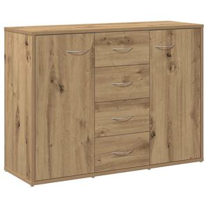vidaXL kumode, koka krāsa, 88x30x64 cm, inženierijas koks