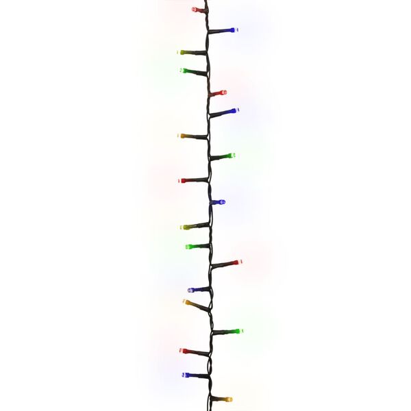 vidaXL LED lampiņu virtene ar 2000 LED, daudzkrāsaina, 45 m, PVC