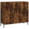 vidaXL kumode, ozolkoka krāsa, 90x34x80 cm, inženierijas koks