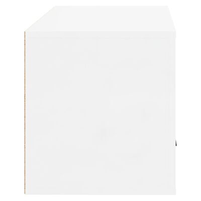 vidaXL sienas apavu skapītis, balts, 70x35x38 cm, inženierijas koks
