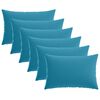 vidaXL Spilvenu pārvalks 6 pcs HEERLEN Gai&scaron;i zila 50 x 70 cm