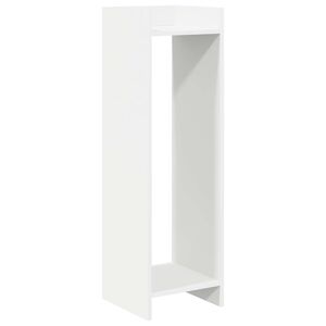 vidaXL Augu statīvs Balts 30 x 30 x 100 cm Inženierijas koks