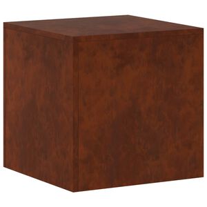 vidaXL Augu statīvs Rūsa 40 x 40 x 40 cm Novecināts tērauds
