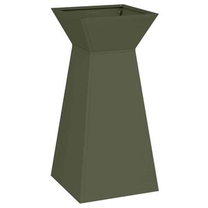 vidaXL Pillāra pods Olīvu zaļ&scaron; 35 x 35 x 73 cm