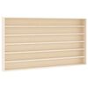 vidaXL koka kolekcionāra vitrīna ar 6 plauktiem 100x9x55 cm