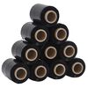 vidaXL Stretch Films 10 gab Melns 23 &micro;m 10 cm x 300 m