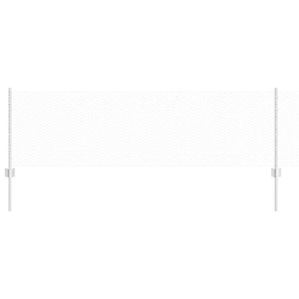 vidaXL Žogs ar stabu Sudraba 0,6 x 10 m Tērauds