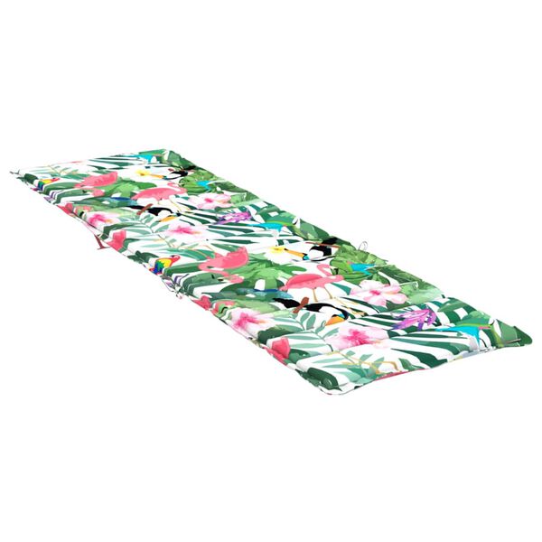 vidaXL sauļo&scaron;anās krēsla matracis, krāsains audums