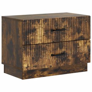 vidaXL Nakts skapītis Kūpināts ozols 62 x 34,5 x 44,5 cm