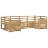 vidaXL Āra dīvānu komplekts 6 pcs Balts 245 x 132,5 x 73 cm