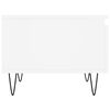 vidaXL kafijas galdiņi, 2 gab., balti, 50x46x35 cm, inženierijas koks