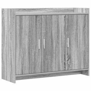 vidaXL Puse Pelēks Sonoma 98,5 x 33 x 80 cm Inženierijas koks