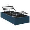 vidaXL Elektriskā regulējamā gultas rāmis Zila 190 x 100 x 33,5 cm